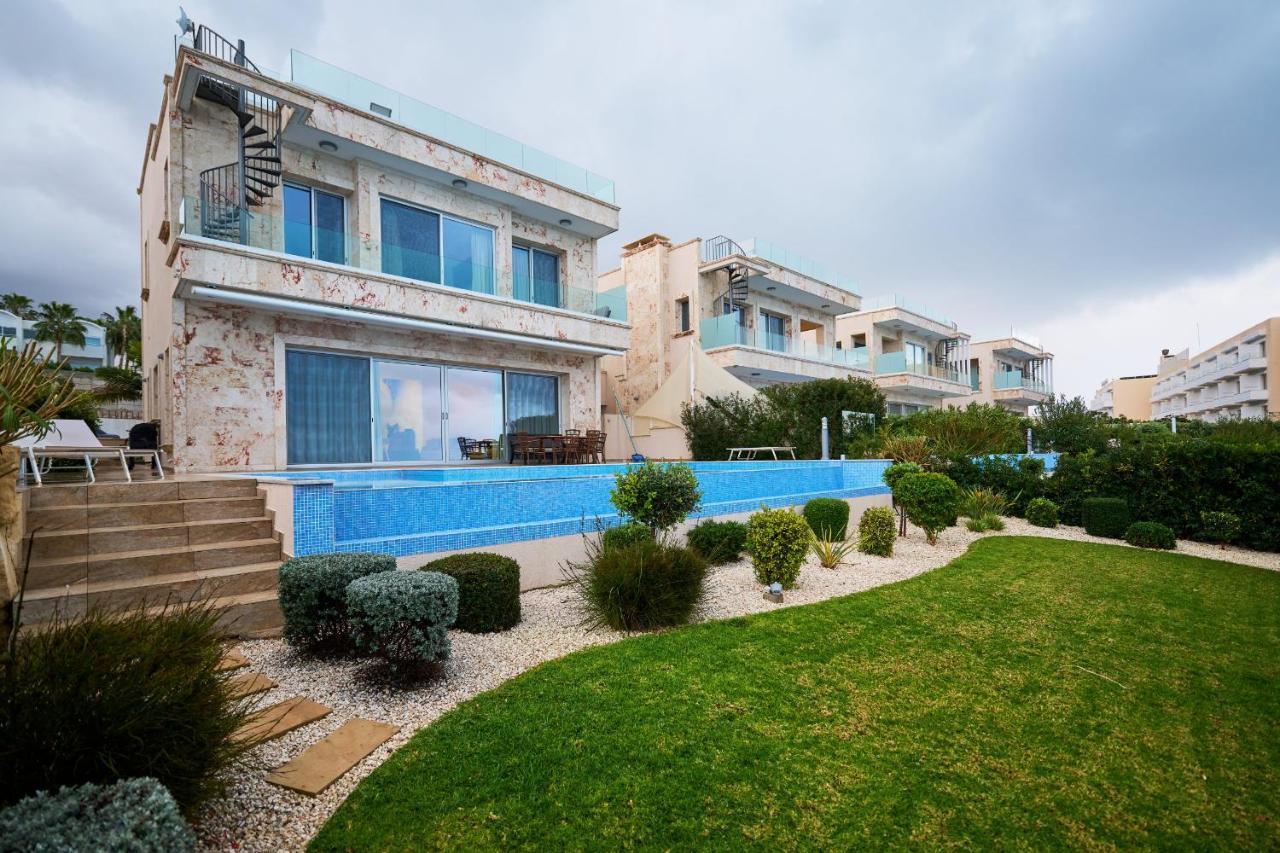 Olymp Luxury Villa D - Luxury Escape With Direct Beach Access And Unique Sunsets パ フォス エクステリア 写真