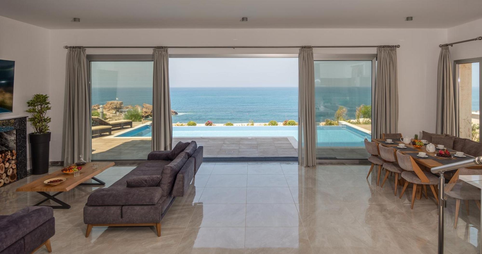 Olymp Luxury Villa D - Luxury Escape With Direct Beach Access And Unique Sunsets パ フォス エクステリア 写真